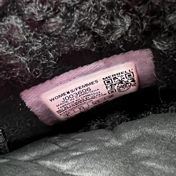 NWOT - MERRELL APPROACH SPORT MID WOMEN'S Size 8 M BLACK WATERPROOF BOOTS - Picture 3 of 4